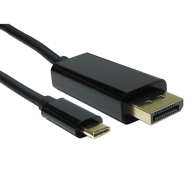 USB-C to DisplyPort 4K 60HZ 2 Meter Black Data Cable
