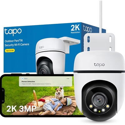 TP-Link Tapo C510W Outdoor Pan/Tilt Security Wi-Fi Camera
